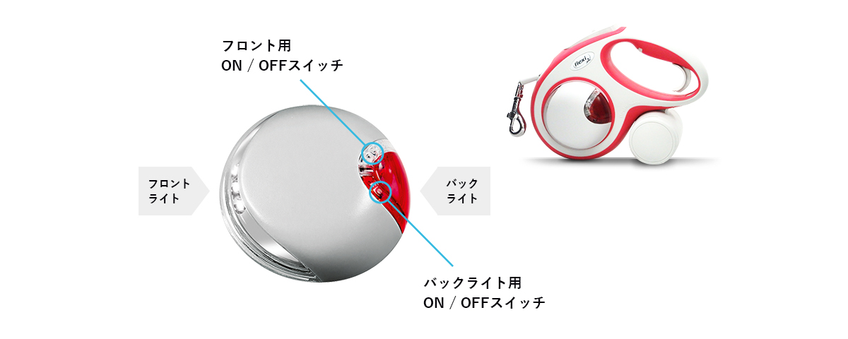 フレキシリードニューコンフォートＬＥＤライトライトグレー
